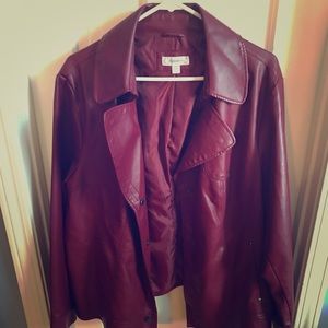 Faux Des Leather Jacket